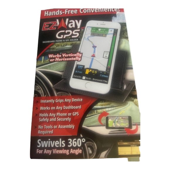 EZ-Way GOS Phone Mount/Holder byTrendstar Swivels 360 Degrees - Picture 1 of 2